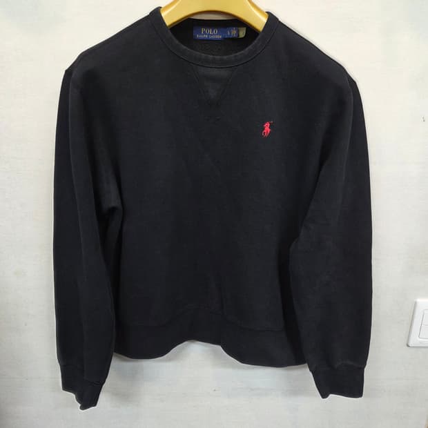 폴로랄프로렌 플리스 기모 숏 맨투맨 Lg