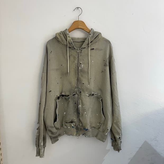 빈티지 커스텀 후드집업