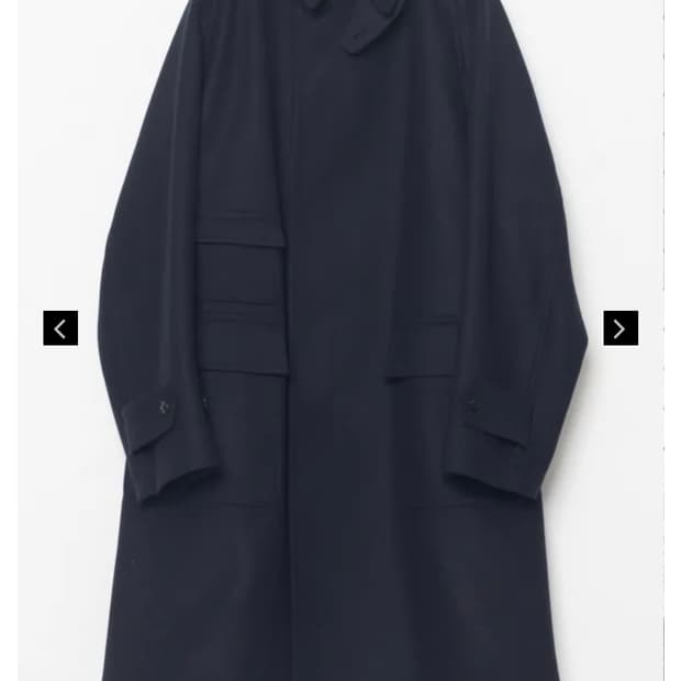 25fw 캡틴선샤인 트레블러 코트 탑네이비 4사이즈