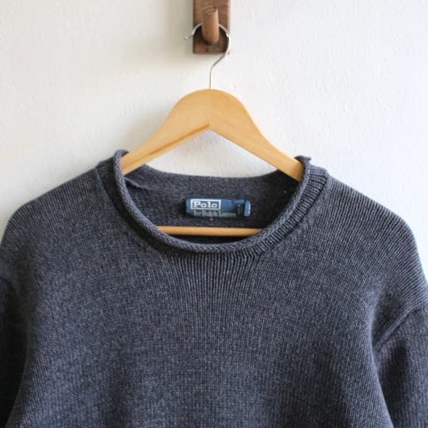 폴로 롤넥 스웨터