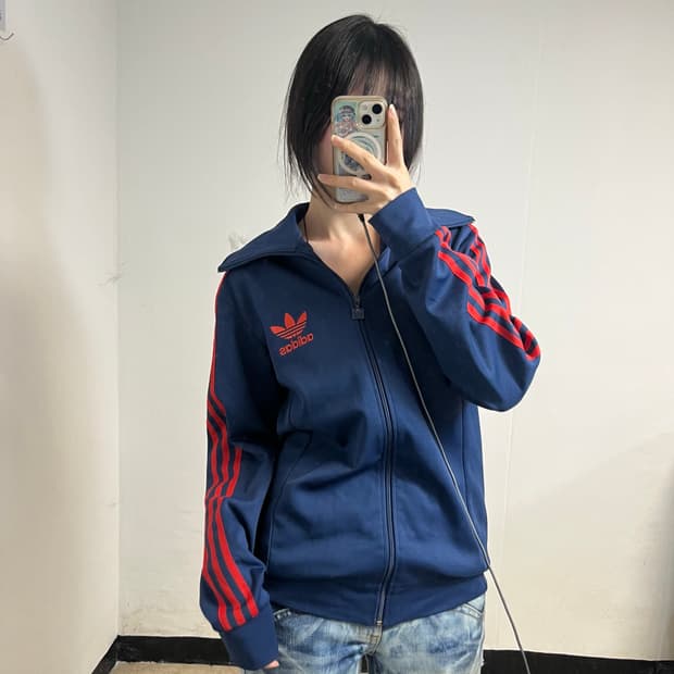 Adidas Blue Red Europa Track Jacket