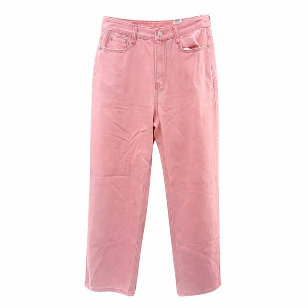 Haint 핑크 와이드 데님 팬츠 M