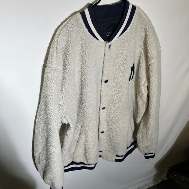 2XL)MLB 뉴욕양키스 후리스 바시티 자켓
