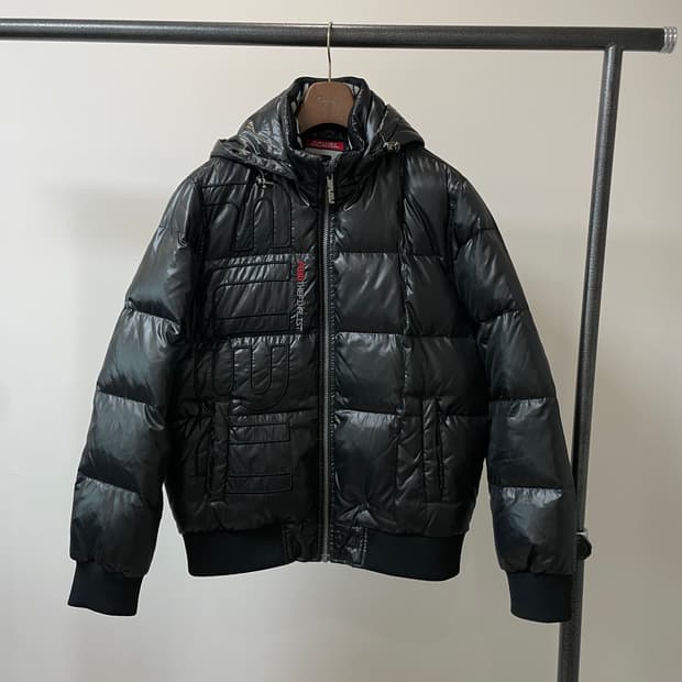 (L) Fubu 후부 올드스쿨 힙합 스펠아웃 덕다운 패딩