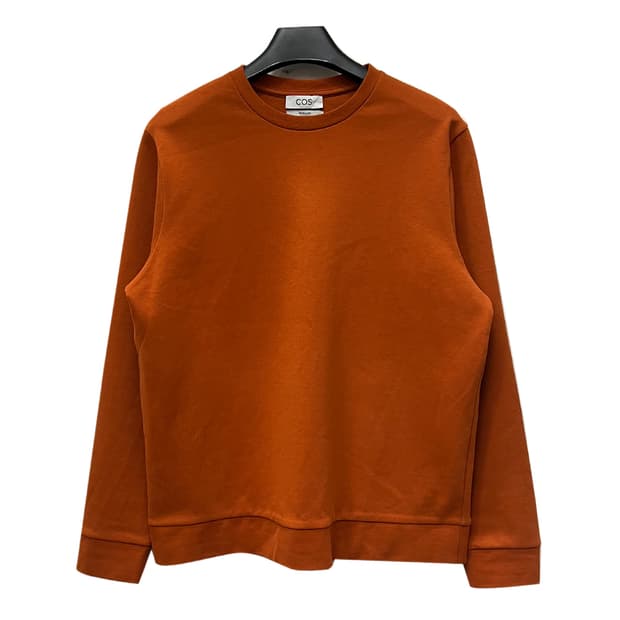 COS 코스 레귤러핏 오렌지 맨투맨 L