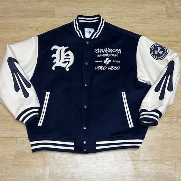 후드후드 바시티 자켓