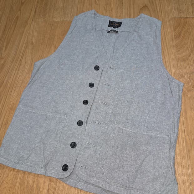 빔즈+ 재패니스 페브릭 아메카지 조끼  사이즈 여성 M