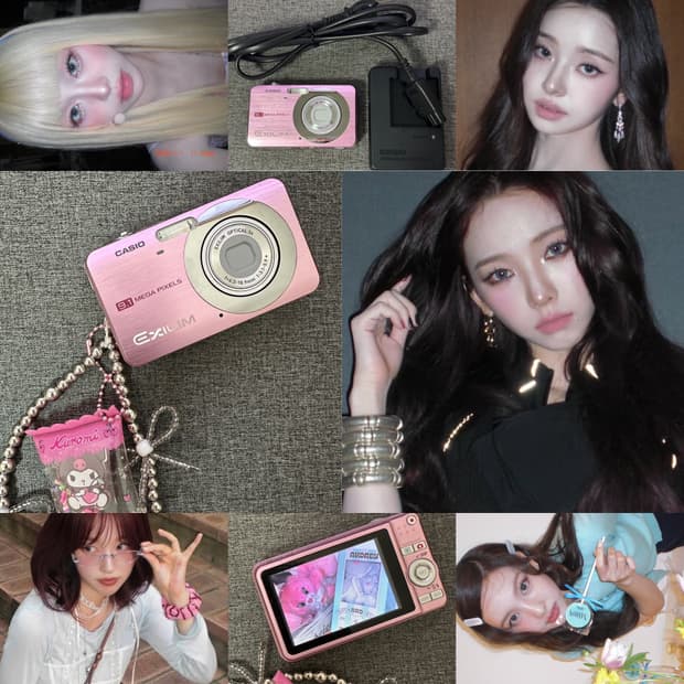 프리지아 카리나 디카🎀 카시오 엑슬림 EX-Z85 핑크 정품충전기