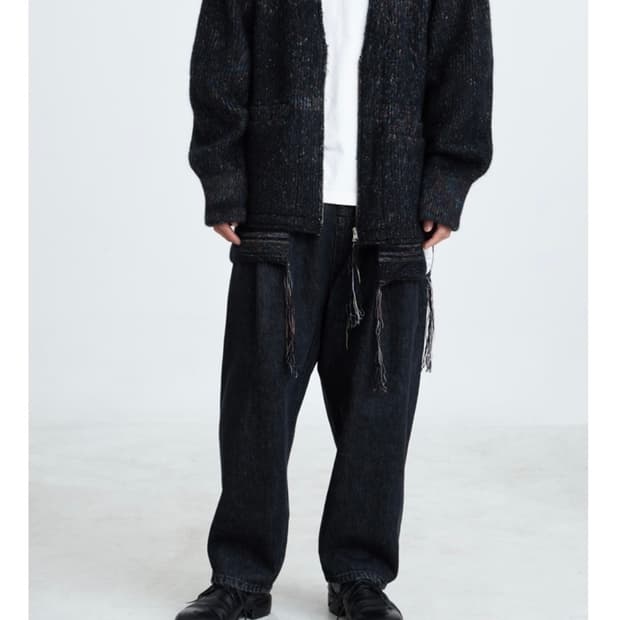 Faccies 라쿤 니트 가디건