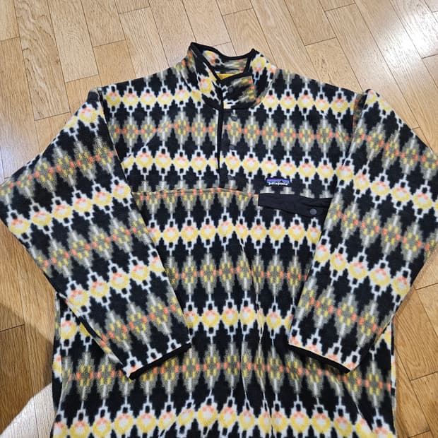 파타고니아 신칠라 헤비웨이트 아즈텍 패턴 아노락 집업 플리스 후리스