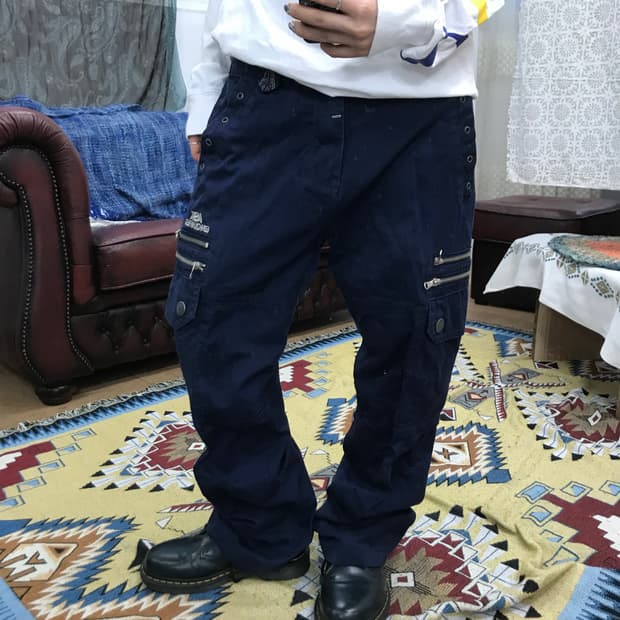에스크 ASK 네이비 카고팬츠 (Z1036)
