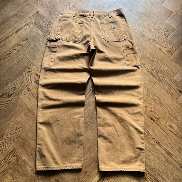 [38]칼하트 USA 브라운 싱글니 카펜터 워크팬츠