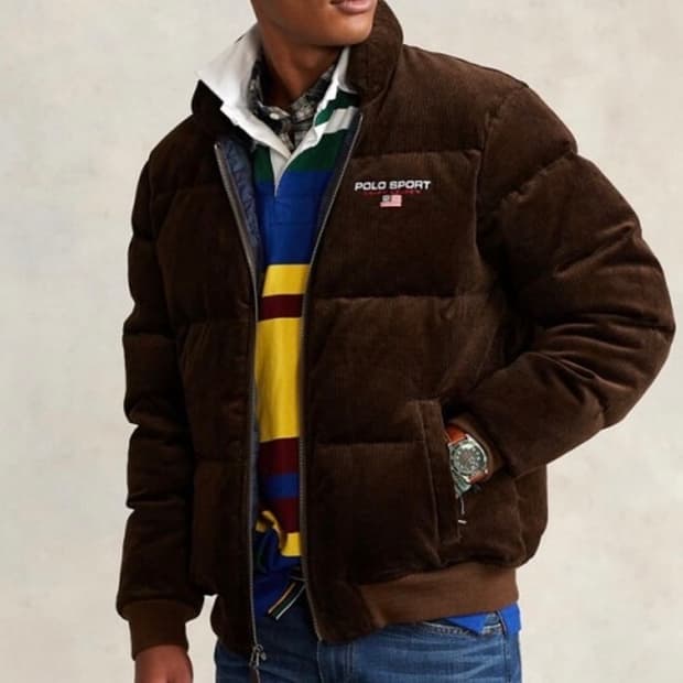 폴로스포스 코듀로이패딩L