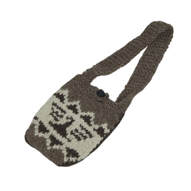 vintage cowichan 니트백