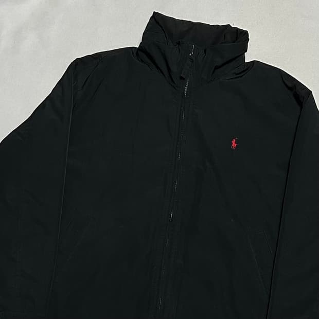 L 폴로랄프로렌 블랙 누빔 자켓