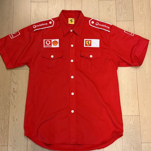 페라리 하프셔츠 XL