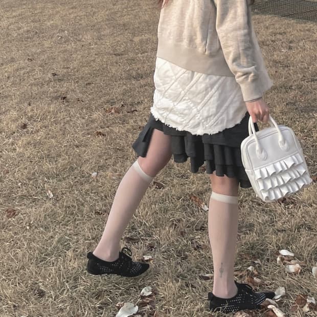 Comme des Garçons Frill Bag