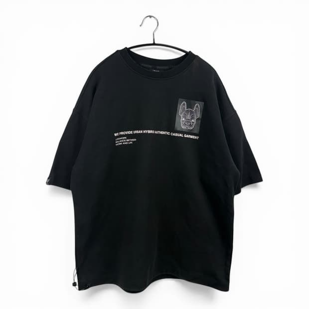 (M) 라이프워크 헤비웨이트 스트링 반팔 티 블랙