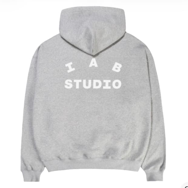 아이앱 스튜디오 후드 그레이 m