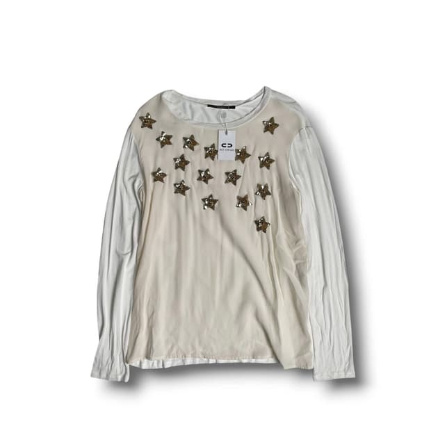 Max mara 별 비즈 롱 슬리브 