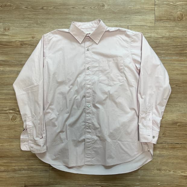 아워셀브스 Washed Cotton Relaxed Shirt Pink (