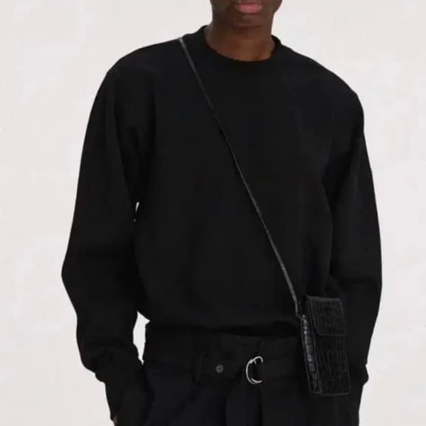 렉토 RC 로고 패치 시그니처 맨투맨