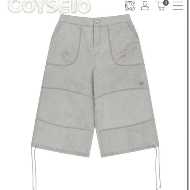 코이세이오 지그재그 팬츠 0사이즈