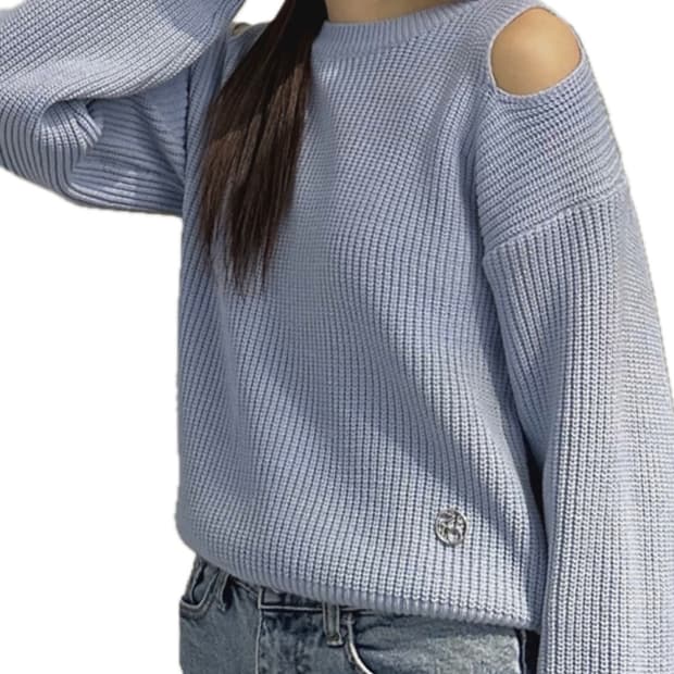 무신사 제로스트릿 오프숄더 니트