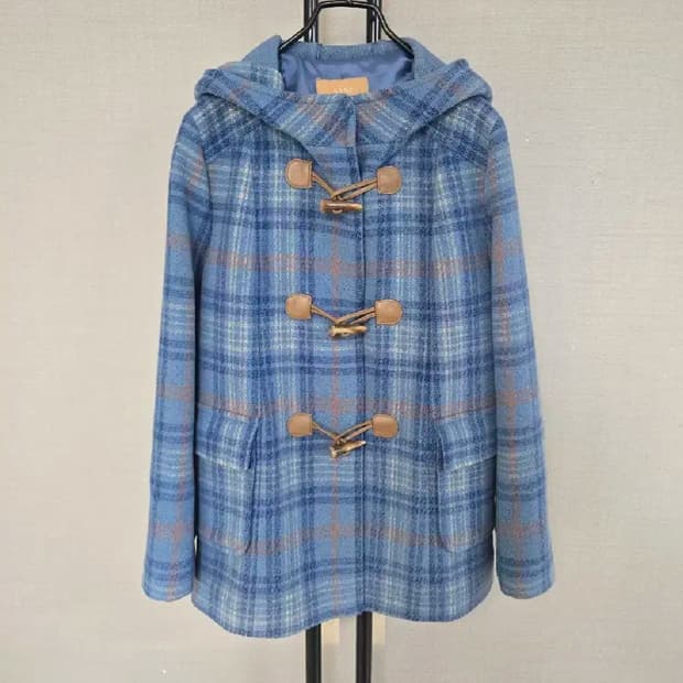 한섬 sjsj 모100% 귀여운 체크 떡볶이