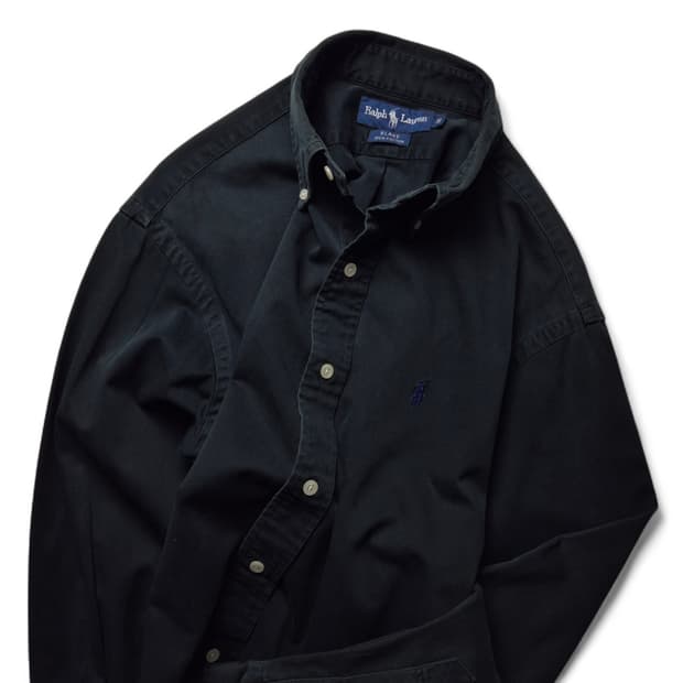 [S] 폴로 랄프로렌 옥스포드 셔츠 블랙