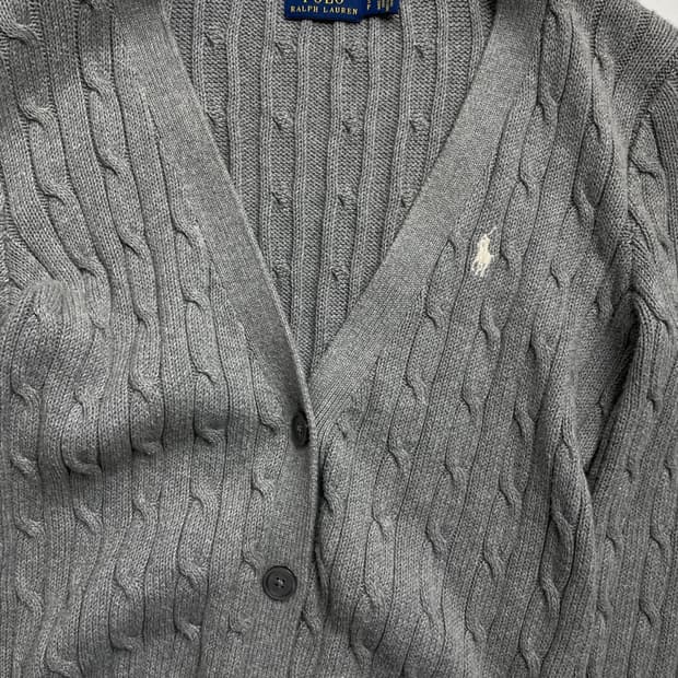 폴로 랄프로렌 케이블 가디건