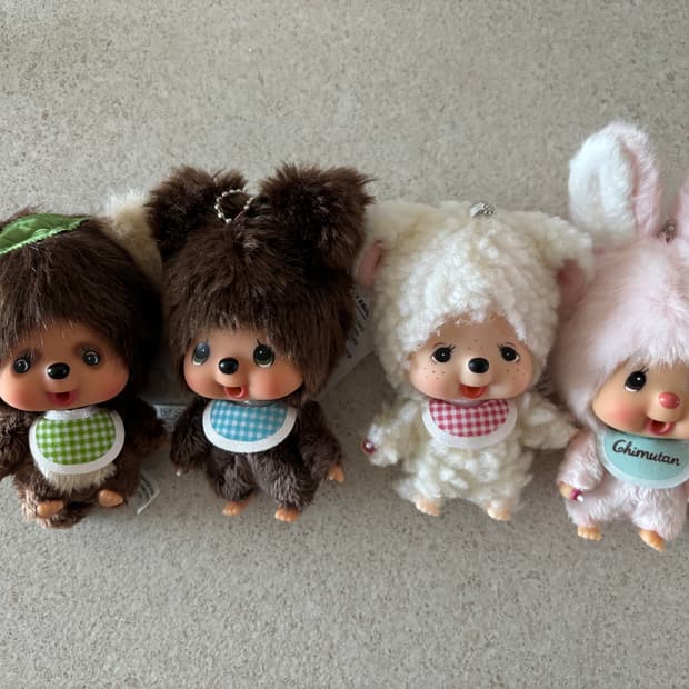 빅헤드 대두 몬치치 프렌지 키링 4종