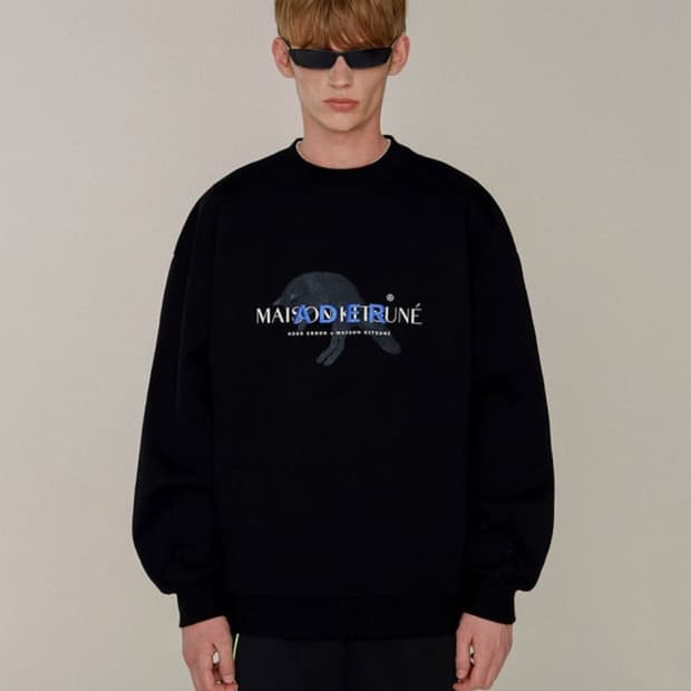 19ss 메종키츠네 X 아더에러 스웻셔츠 새상품급