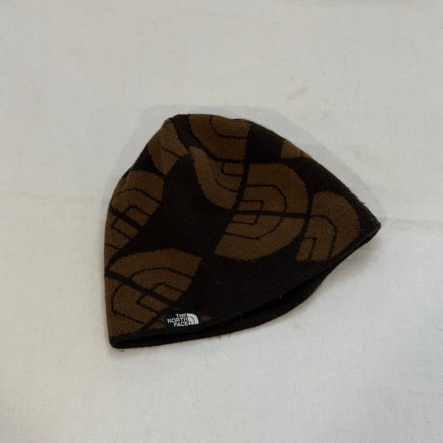 노스페이스 시그니쳐 로고 모카 브라운 비니