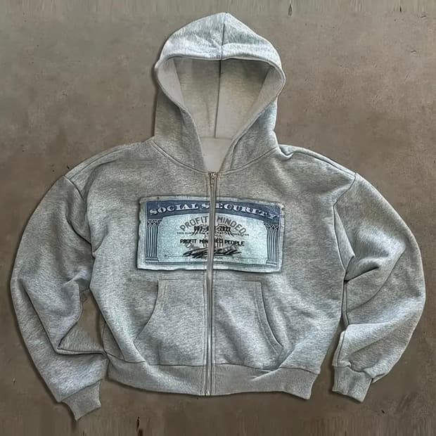 빈티지 후드집업