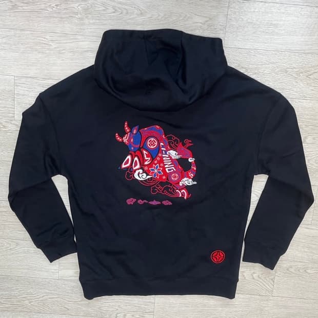 [LI-NING] 리닝 스포츠 후드티 블랙 (S)