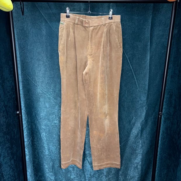 (29) 80s 슈미즈 라코스테 코듀로이 팬츠