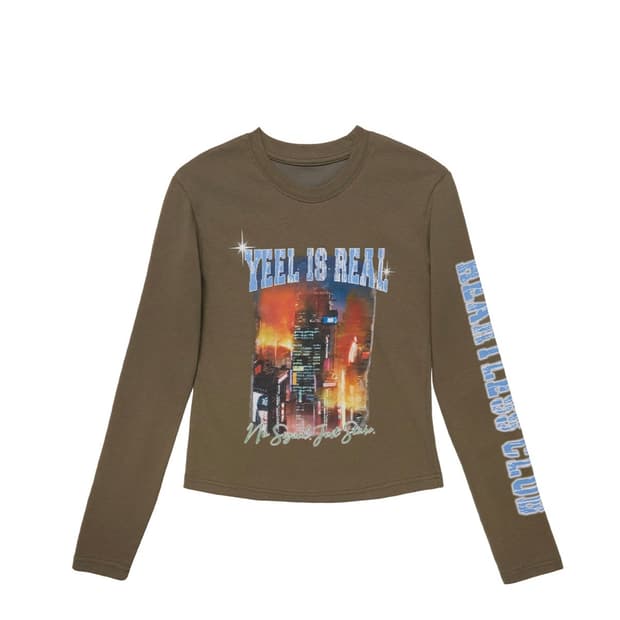 YEEL 카키 롱슬리브