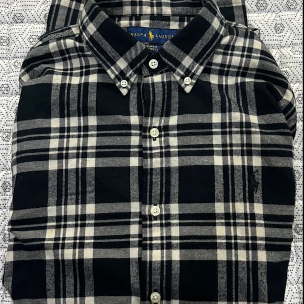 폴로 랄프로렌 남성 체크 셔츠 95