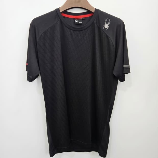 100,L )) SPYDER 스파이더 반팔티셔츠! 블랙 색상~