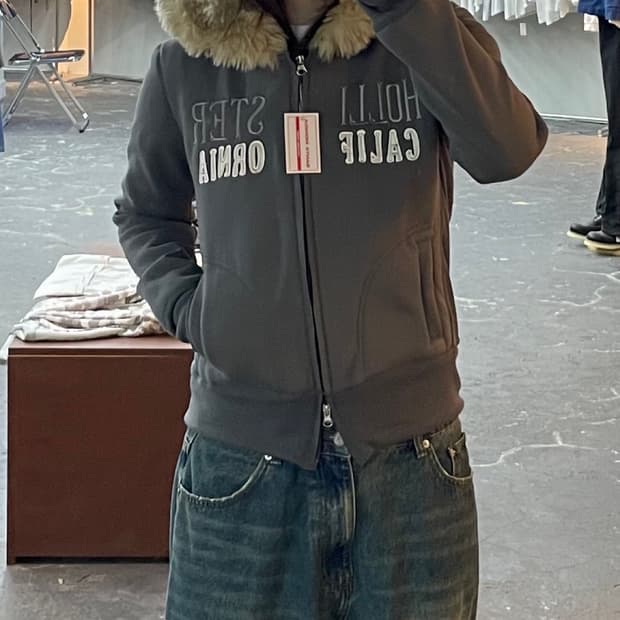 빈티지 y2k 스트릿 퍼 후드집업 H1416