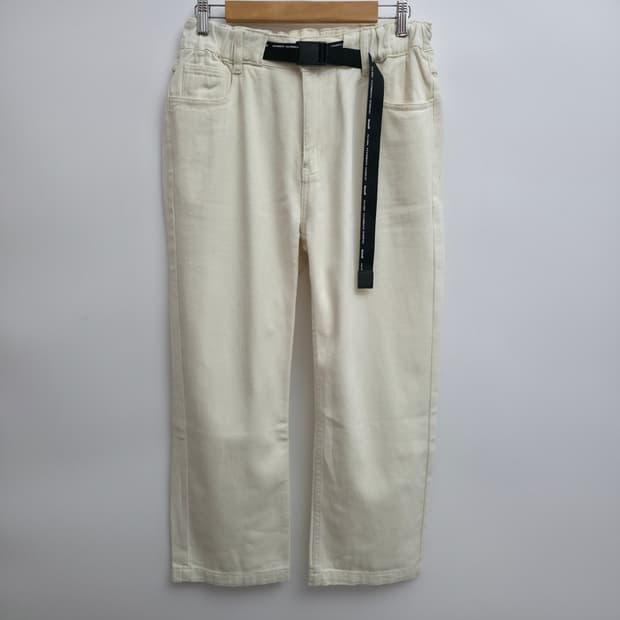 [M] 아웃도어 아이보리 밴딩 팬츠