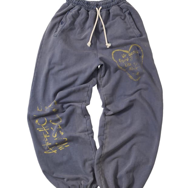 wknd project damage washing sweat pants