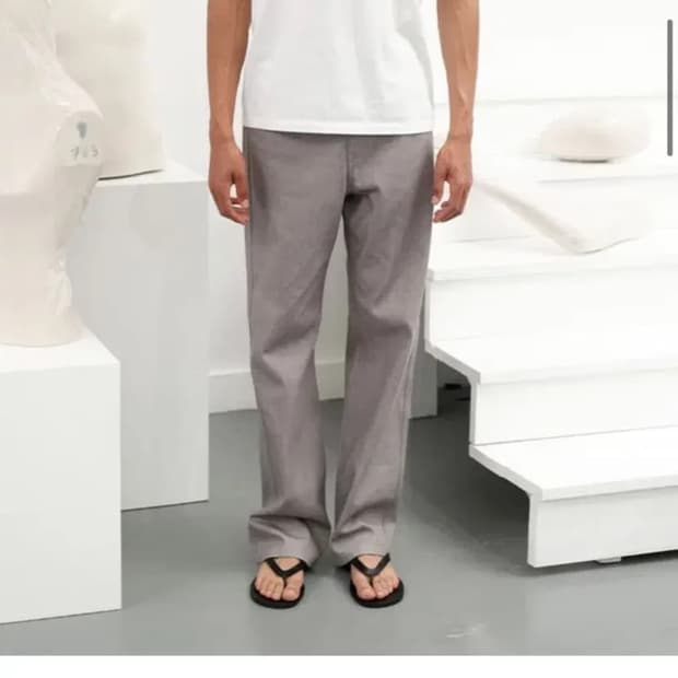 [M] 아모멘토 인디고 데님 라이트 그레이