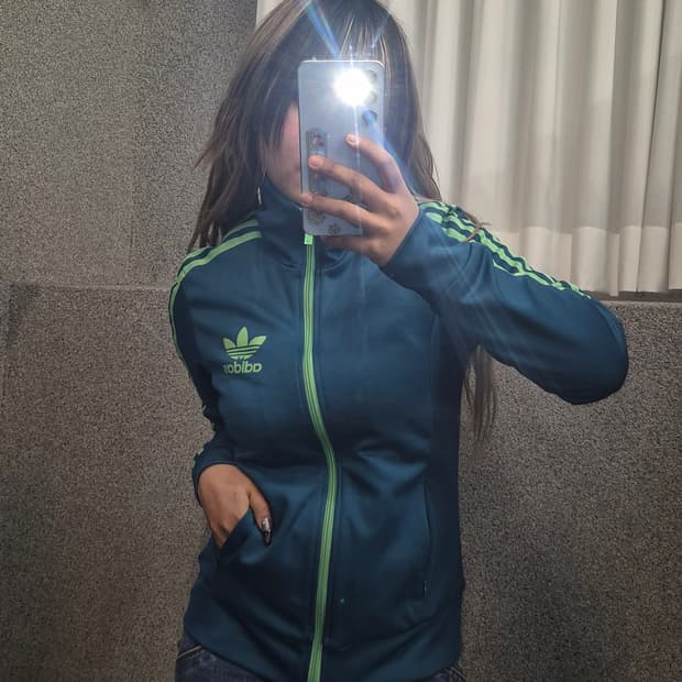 ADIDAS GREEN FIREBIRD JERSEY 
