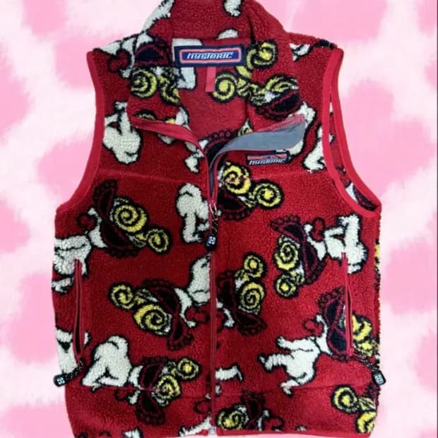 히스테릭글래머 빈티지 베스트 조끼 후리스