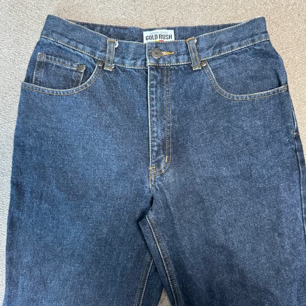 gold rush 중청 데님 팬츠