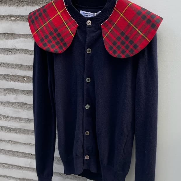 꼼데가르송 퍼프 가디건 