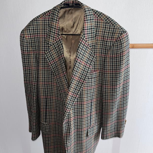 닥스 빈티지 체크 자켓