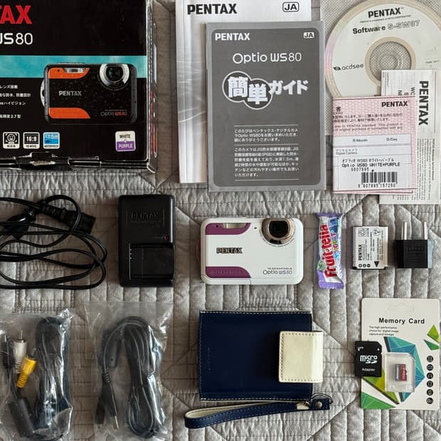 풀구성 펜탁스 옵티오 WS80 빈티지디카 PENTAX Optio 방수디카